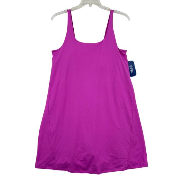 MTA Sport Dress Womens Size XL Pink Fully Lined with Built in Bra and Shorts - Picture 1 of 8